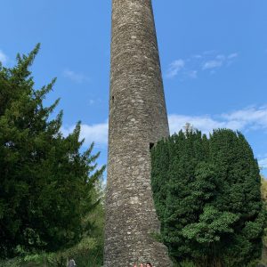 IMG_1006 The ancient round tower at St.Kevins Monastery Glendalough