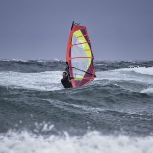 Windsurfing on Fanore Beach, Fanore, County Clare, Ireland Windsurfing on Fanore Beach, Fanore, County Clare, Ireland