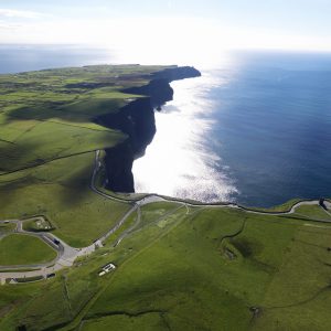 Liberty Irish Tours Aerial Cliffs of Moher private tour