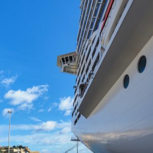 Cruise docked
